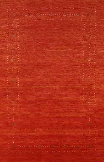 Handmade Gabbeh Indian Area Rug 5x8