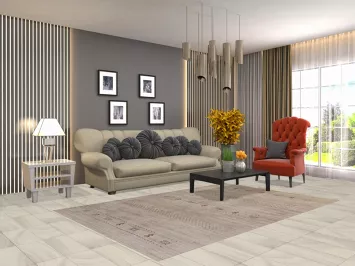 Handmade Gabbeh Indian Area Rug 5x8