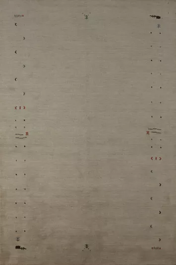 Handmade Wool Gabbeh Indian Area Rug 5x8