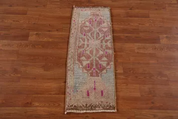 Antique Look Anatolian Turkish Foyer Rug 1x3