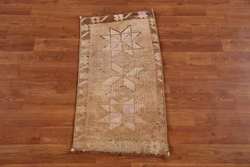 Antique Look Anatolian Turkish Foyer Rug 1x3