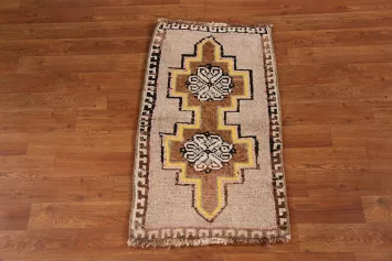 Geometric Anatolian Turkish Foyer Rug 2x3