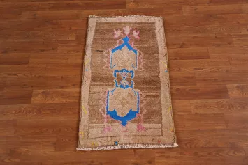 Geometric Wool Anatolian Oriental Accent Rug 2x3