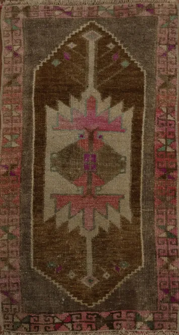 Rustic Charm Handcrafted Anatolian Accent Rug 2x3 for Cozy Spaces