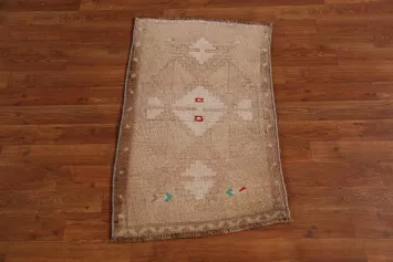 Geometric Anatolian Oriental Accent Rug 2x3