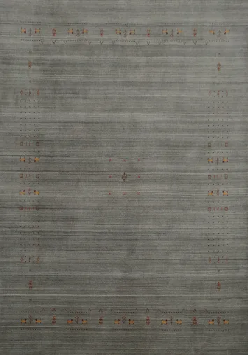 Chic Gabbeh Area Rug 8x10 with Minimal Accents for Urban Interiors