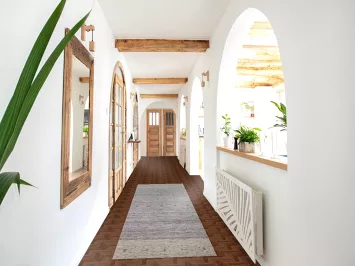 Tribal Gabbeh Indian Runner Rug 3x9