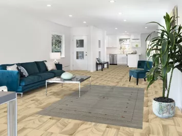 Handmade Wool Gabbeh Indian Area Rug 5x8