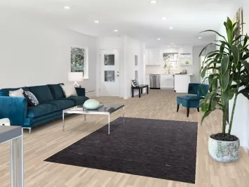 Handmade Gabbeh Indian Area Rug 5x8