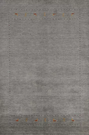 Handmade Gabbeh Indian Area Rug 5x8