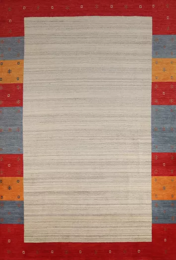 Handmade Wool Gabbeh Indian Area Rug 7x10