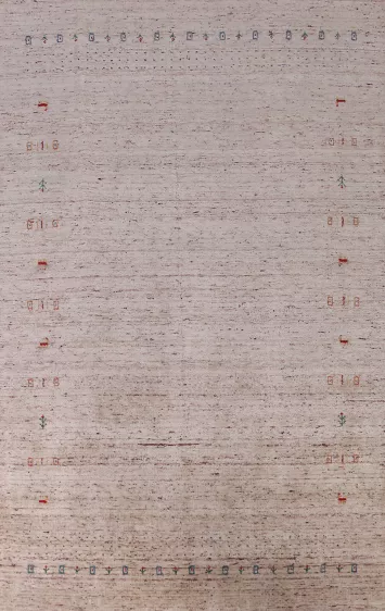 Tribal Wool Gabbeh Indian Area Rug 6x10