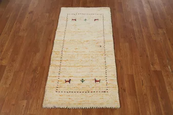 Handmade Gabbeh Indian Rug 2x4