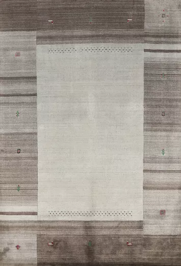 Handmade Wool Gabbeh Indian Area Rug 5x8