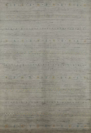 Tribal Gabbeh Indian Area Rug 5x8