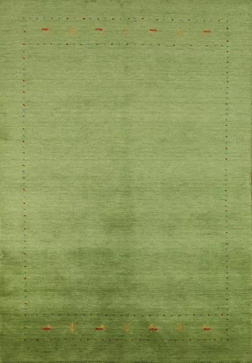 Handmade Wool Gabbeh Indian Area Rug 5x8