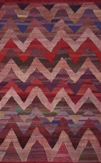 Chevron Kilim Area Rug 9x13 A Burst of Rich Colors and Styles