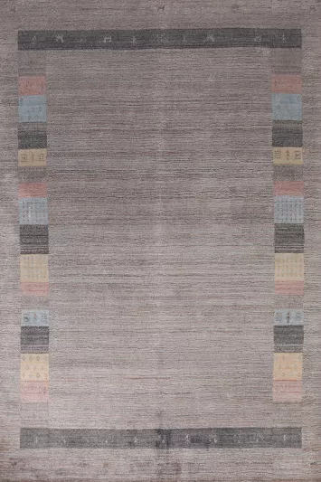 Handmade Wool Gabbeh Indian Area Rug 5x8