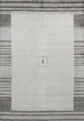 Handmade Wool Gabbeh Indian Area Rug 5x8