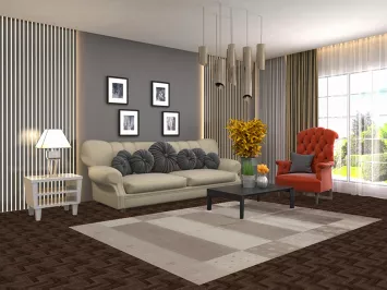 Handmade Wool Gabbeh Indian Area Rug 5x8