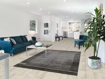 Gray Wool Gabbeh Indian Rug 5x7