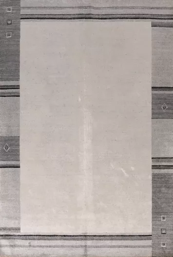 Handmade Wool Gabbeh Indian Area Rug 5x8