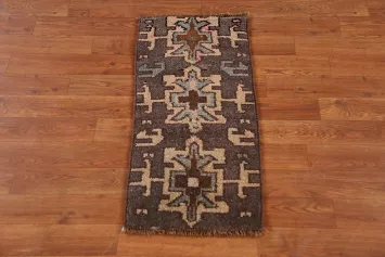 Geometric Wool Anatolian Oriental Accent Rug 1x2
