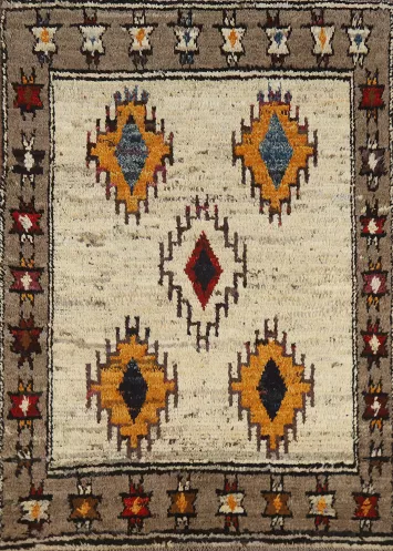 Geometric Moroccan Oriental Rug 4x6