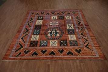 Bohemian Moroccan Area Rug 9x10 for a Cozy and Artistic Home Interior