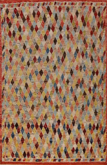 All-Over Trellis Geometric Moroccan Oriental Area Rug 7x10