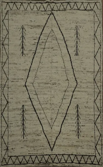 Geometric Moroccan Oriental Area Rug 7x10