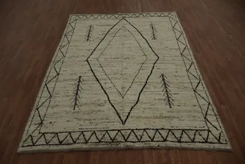 Geometric Moroccan Oriental Area Rug 7x10