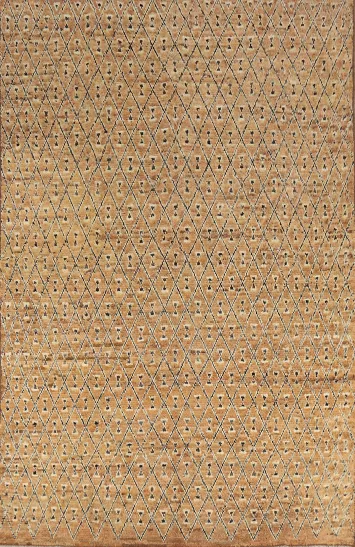 All-Over Trellis Moroccan Oriental Area Rug 7x10
