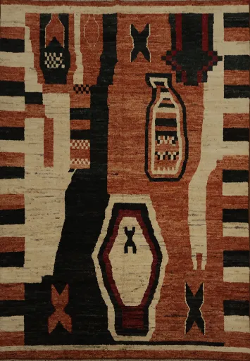 Elevate Your Decor with a Modern Artistic Moroccan Area Rug 8x10