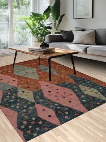 Vibrant Moroccan Area Rug 7x10 for a Bold Statement in Any Room