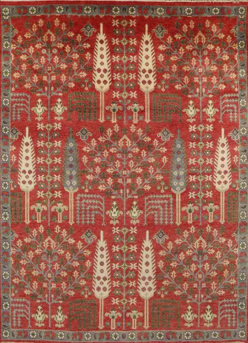 Handmade Wool Heriz Serapi Indian Area Rug 8x10