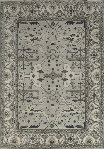 Handmade Wool Oushak Indian Area Rug 8x10