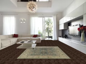 Blue Handmade Oushak Indian Area Rug 8x10