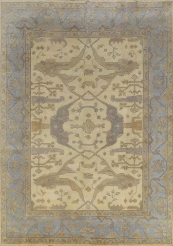 Handmade Wool Oushak Indian Area Rug 8x10