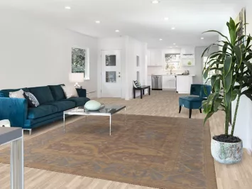 Earth Tone Brown Wool Oushak Indian Area Rug 8x10