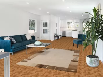 Handmade Gabbeh Indian Area Rug 5x8