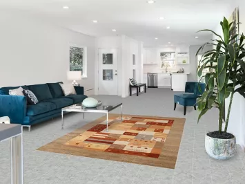 Geometric Gabbeh Indian Area Rug 5x8