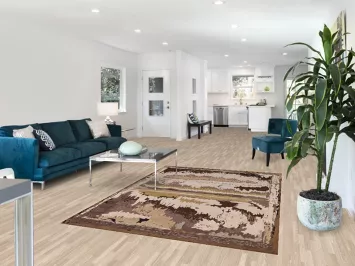 Abstract Wool Modern Indian Area Rug 5x8