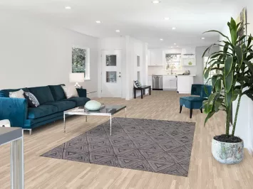 Geometric Modern Indian Area Rug 5x8