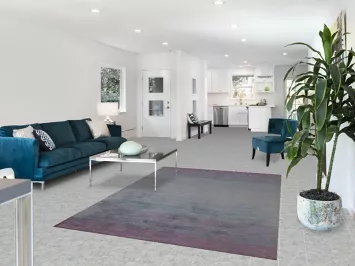 Contemporary Gabbeh Indian Area Rug 5x8