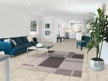 Handmade Modern Indian Area Rug 5x8