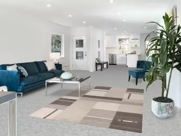 Geometric Modern Indian Area Rug 5x8