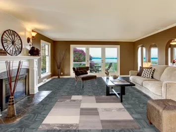 Handmade Modern Indian Area Rug 5x8