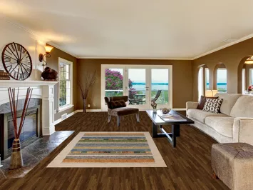 Tribal Geometric Wool Gabbeh Indian Area Rug 5x8