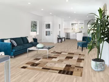 Tribal Geometric Wool Gabbeh Indian Area Rug 5x8